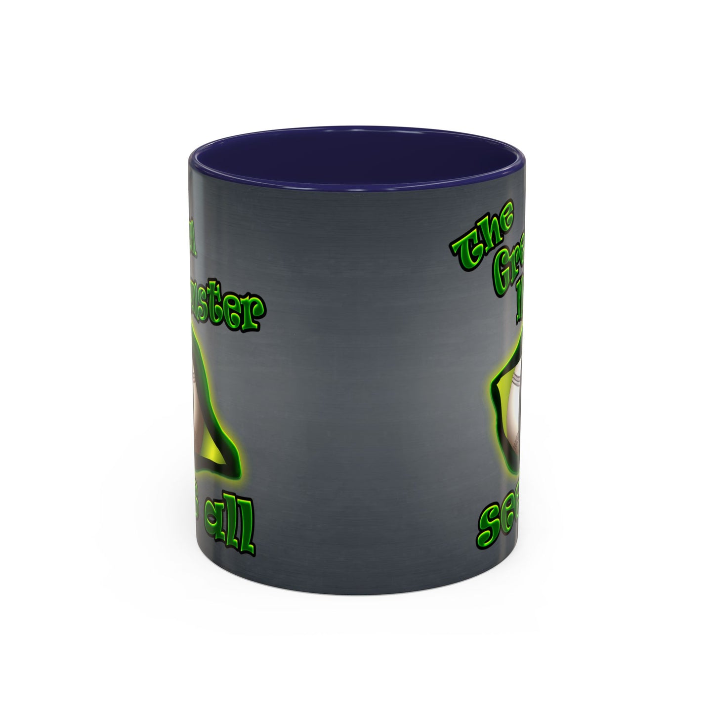 green monster - Accent Mug (grey-light grey)