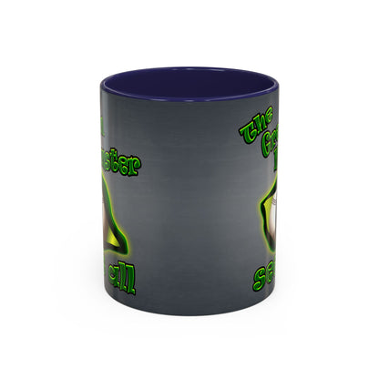 green monster - Accent Mug (grey-light grey)