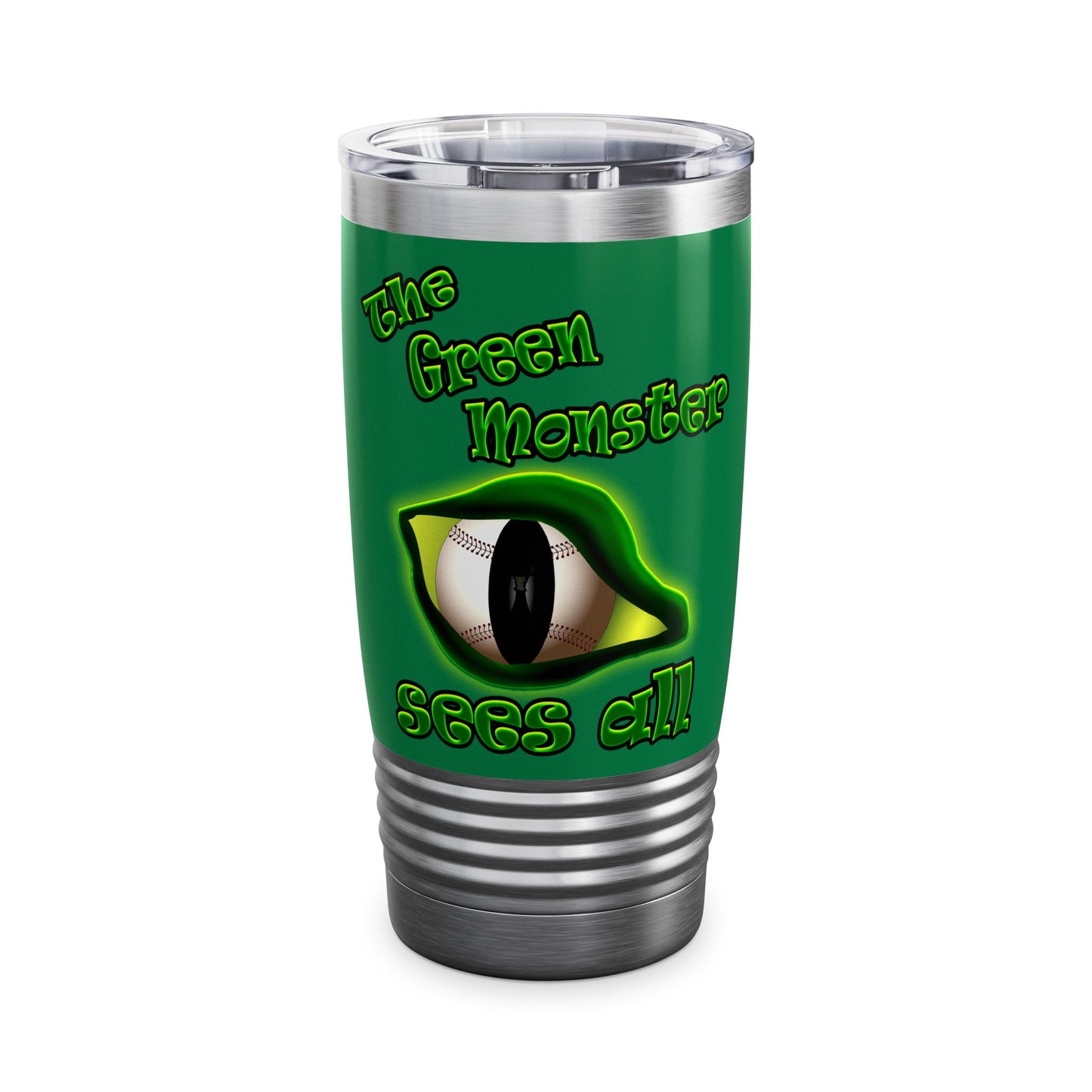 green monster - Ringneck Tumbler, 20oz (dark green)