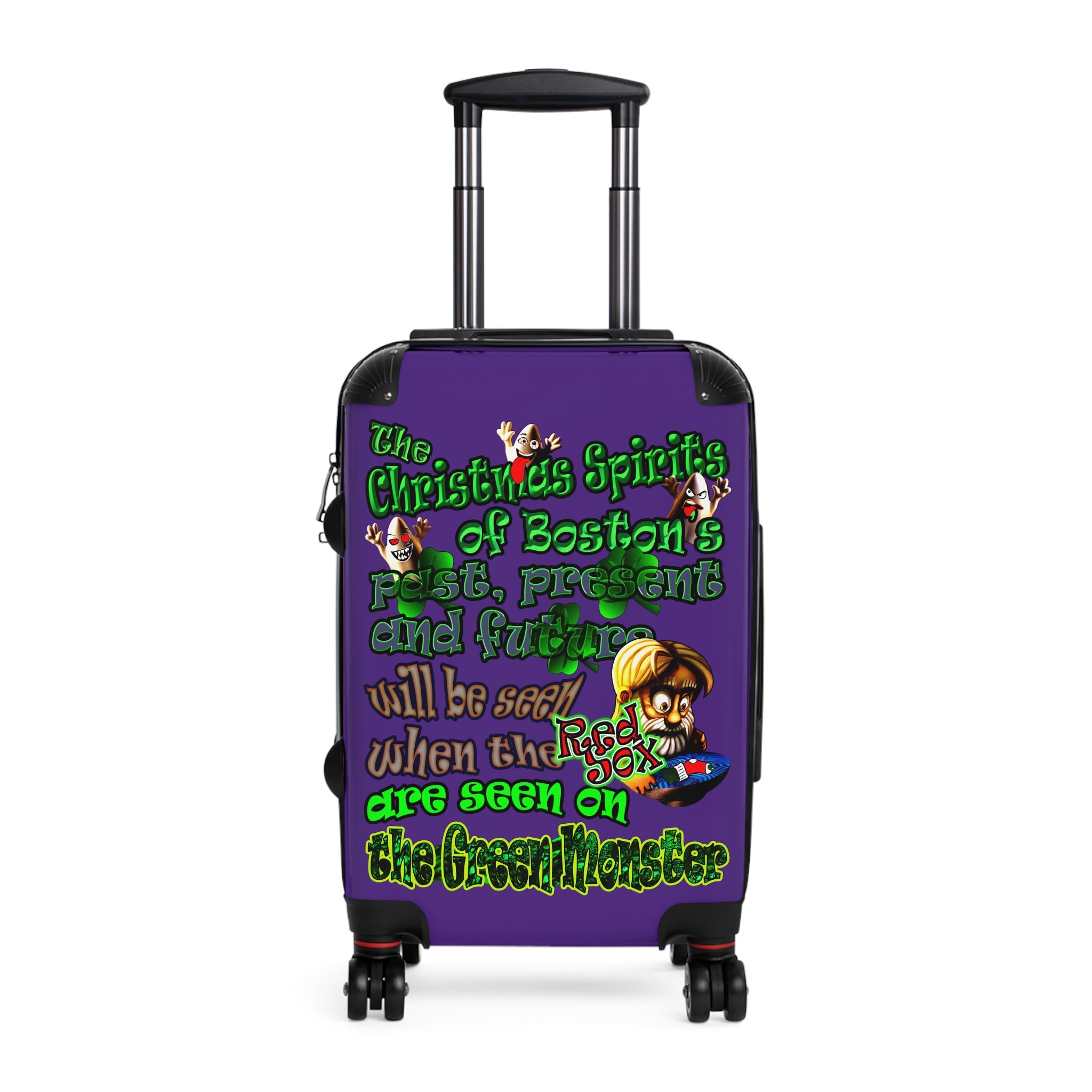 christmas spirits of boston - Suitcase (purple)