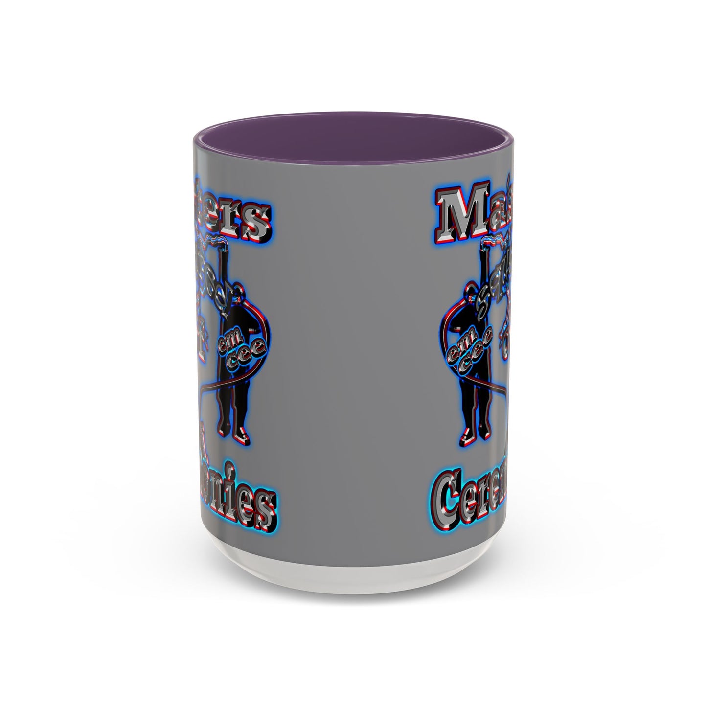 em cee squared - Accent Mug (grey)