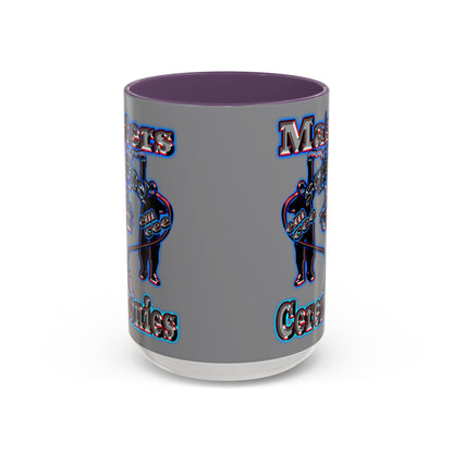 em cee squared - Accent Mug (grey)