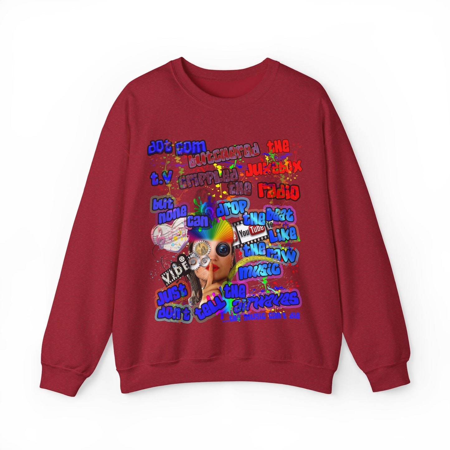 drop the beat - Unisex Heavy Blend™ Crewneck Sweatshirt