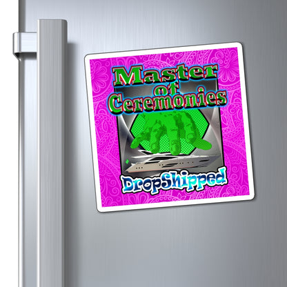 logo - Magnets - (pink swirl)