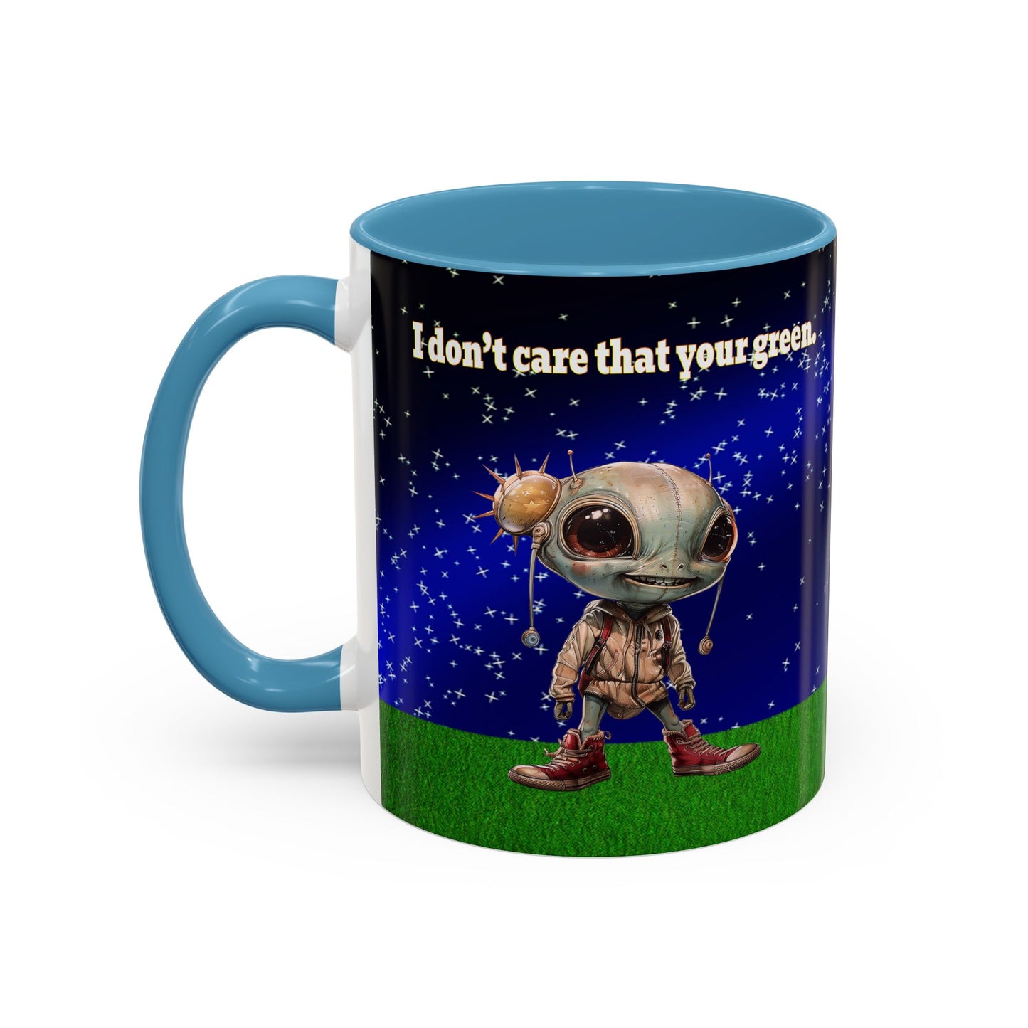 I don't care that your grey - Accent Mug ('snoops' background)
