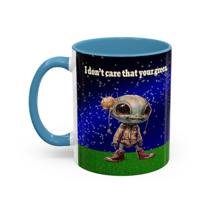 I don't care that your grey - Accent Mug ('snoops' background)