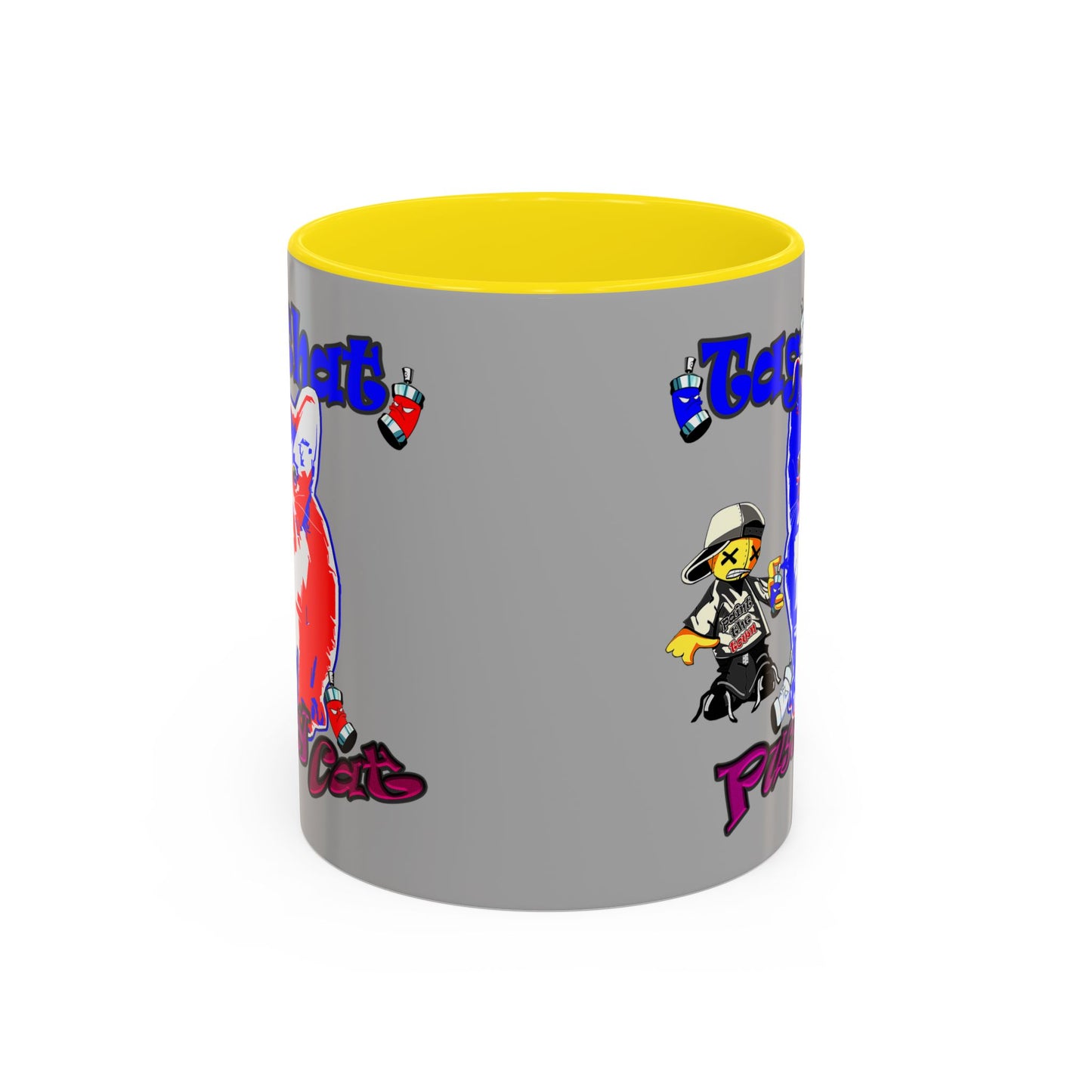 tag that - Accent Mug (light grey)