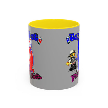 tag that - Accent Mug (light grey)