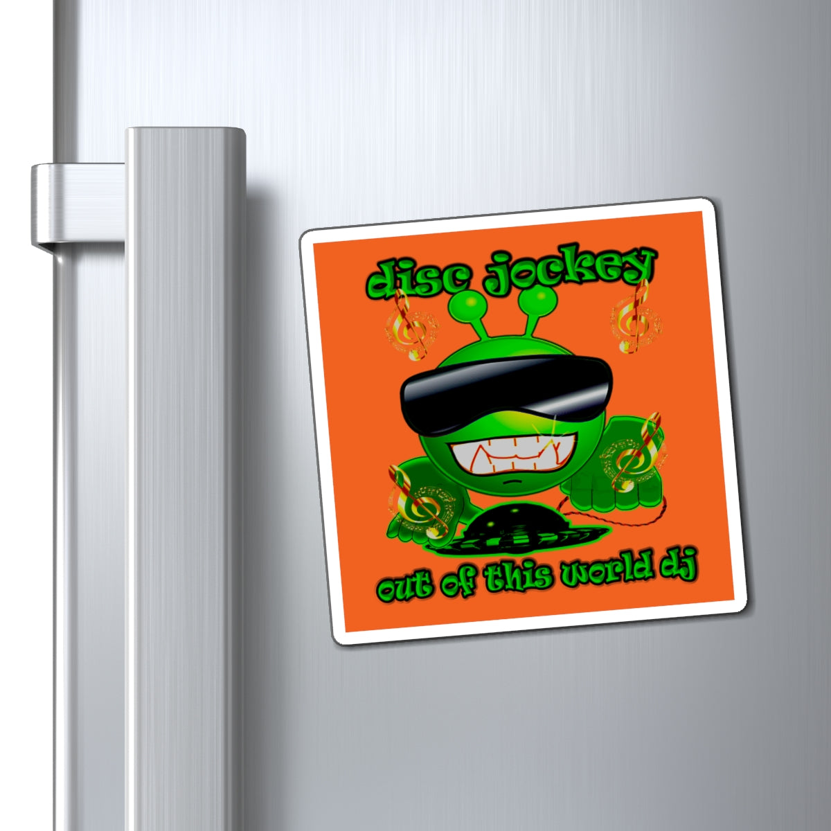 disc jockey - Magnets - (orange)