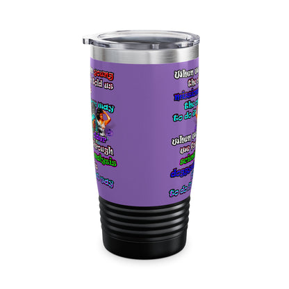 doggystyle - Ringneck Tumbler, 20oz (light purple)