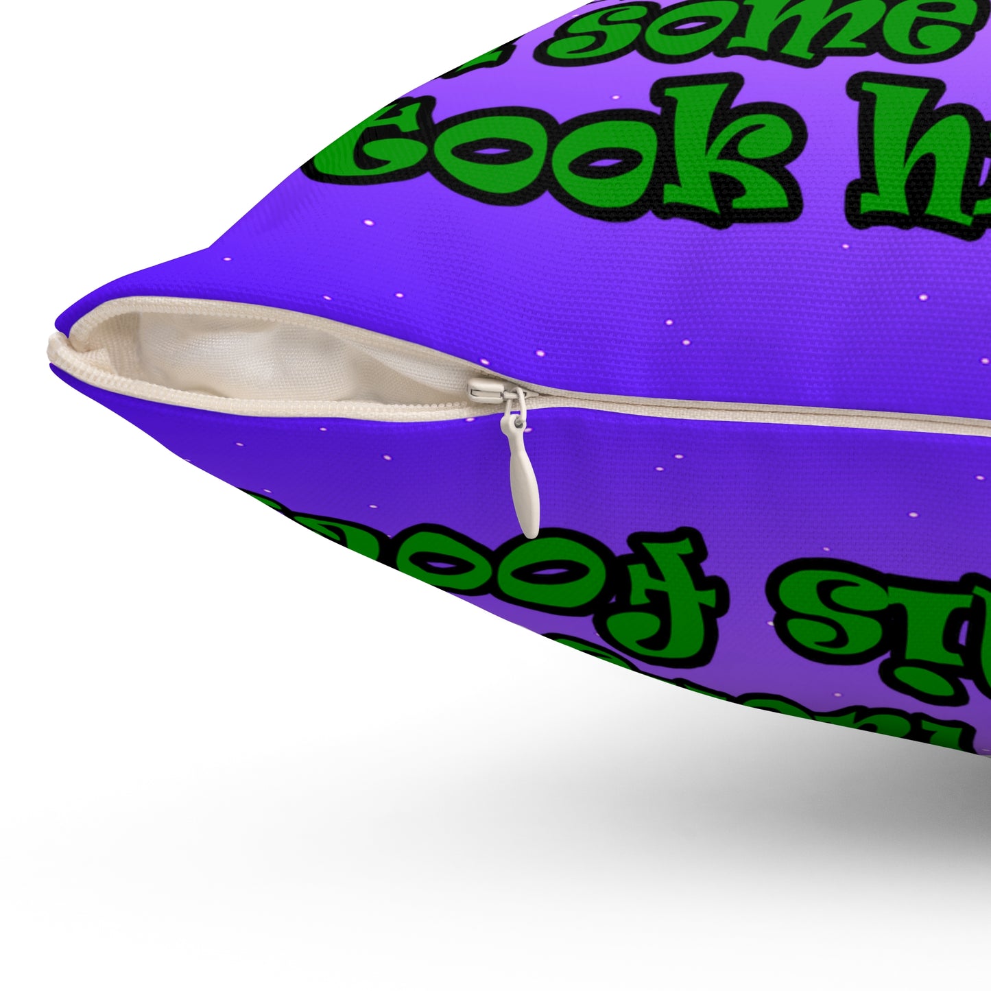 turtle race - Spun Polyester Square Pillow - (purple-pink wave)