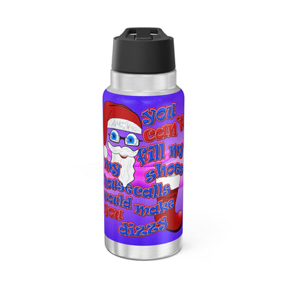 santa's shoes - Gator Tumbler, 32oz  (purple-pink wave)