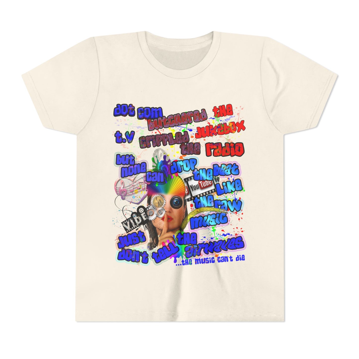 drop the beat - Youth Short Sleeve Tee