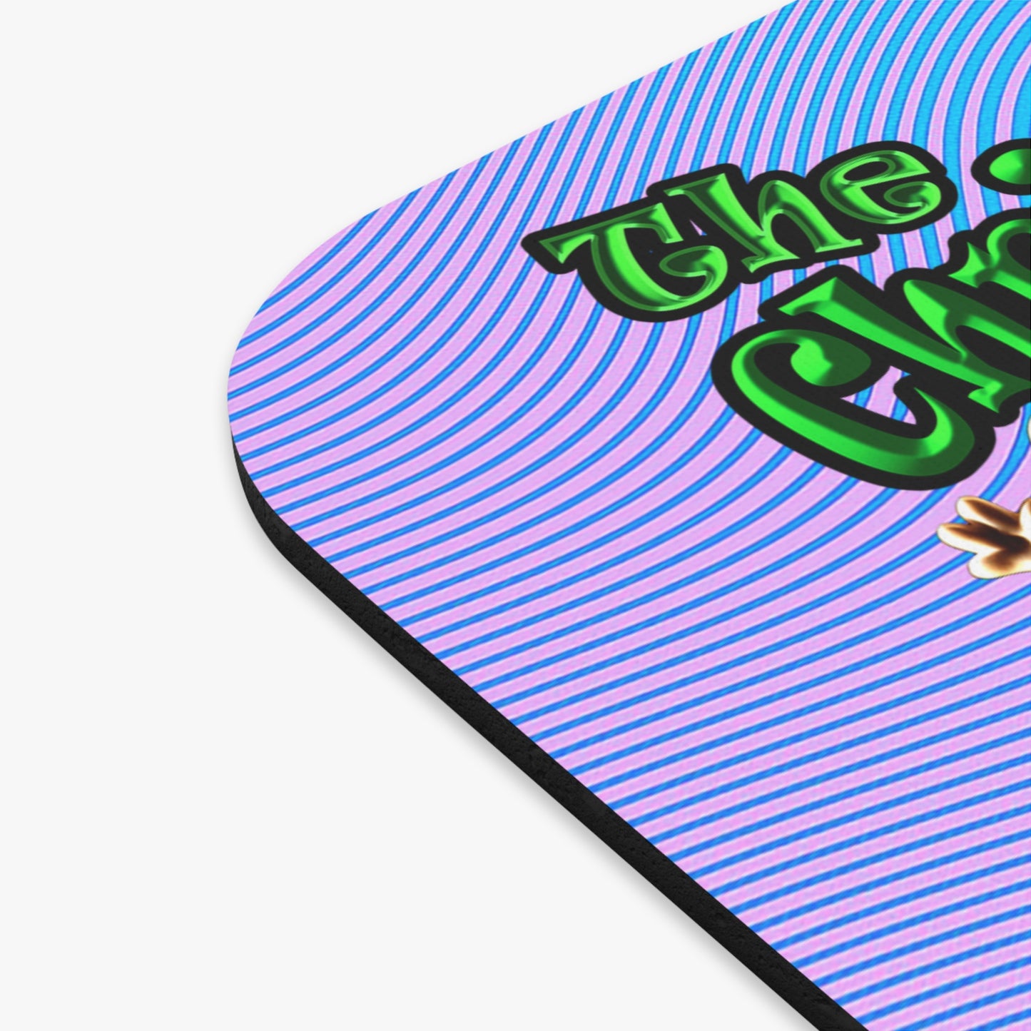 christmas spirits of boston - Mouse Pad (Rectangle) (light blue-purple wave)