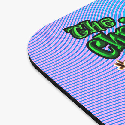 christmas spirits of boston - Mouse Pad (Rectangle) (light blue-purple wave)