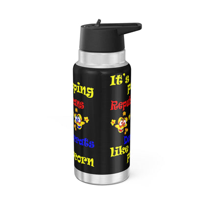 popping like popcorn - Gator Tumbler, 32oz (black)
