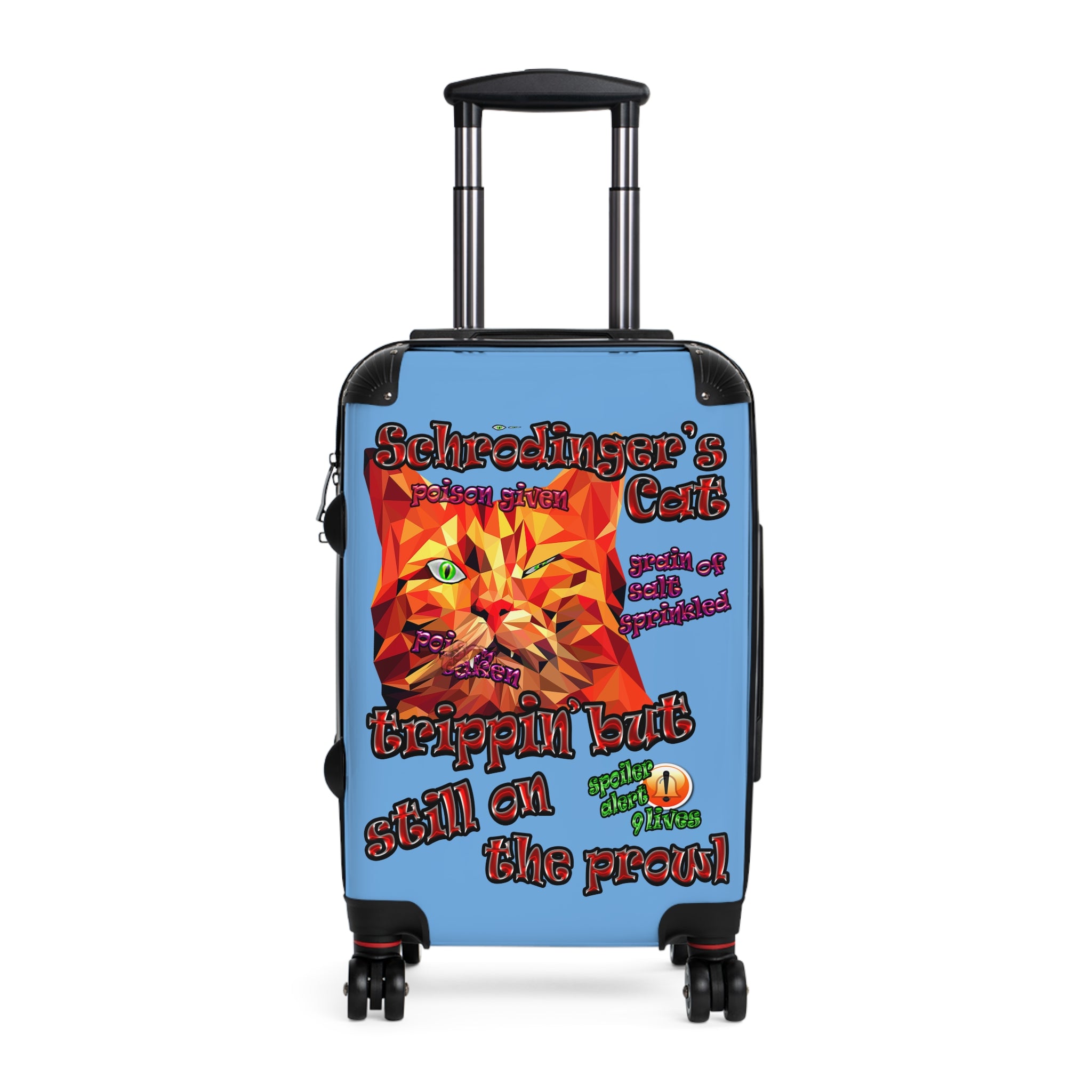 schrodinger's cat - Suitcase (light blue)