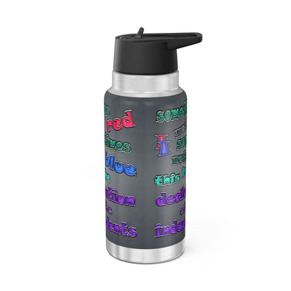 declaration of the independents - Gator Tumbler, 32oz  (grey-light grey)