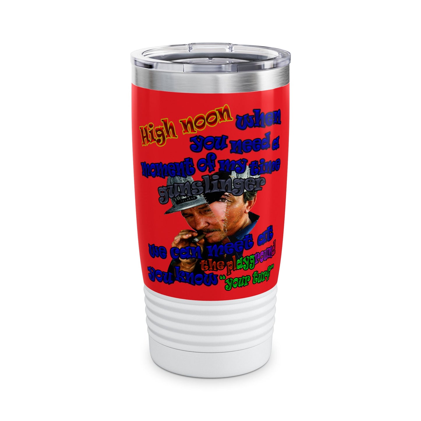 high noon - Ringneck Tumbler, 20oz (red)