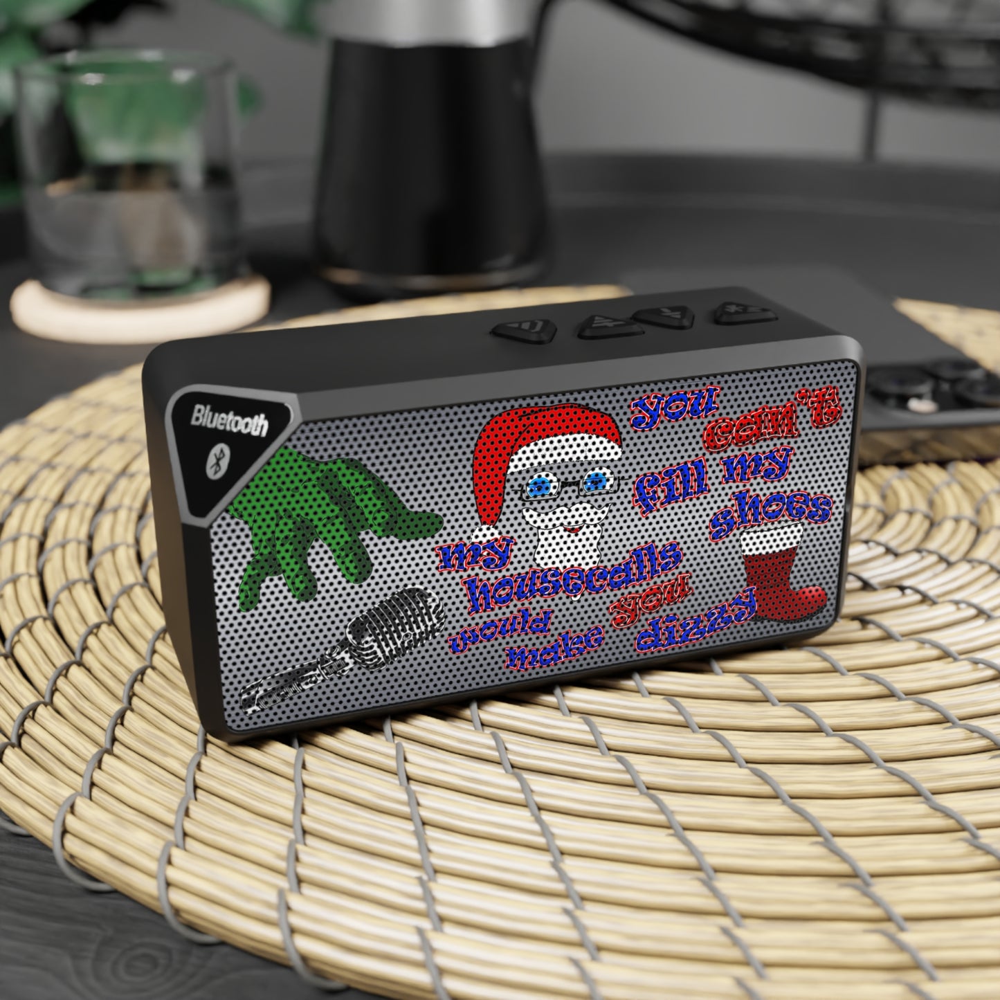 santa's shoes - Jabba Bluetooth Speaker (brushed nickel)