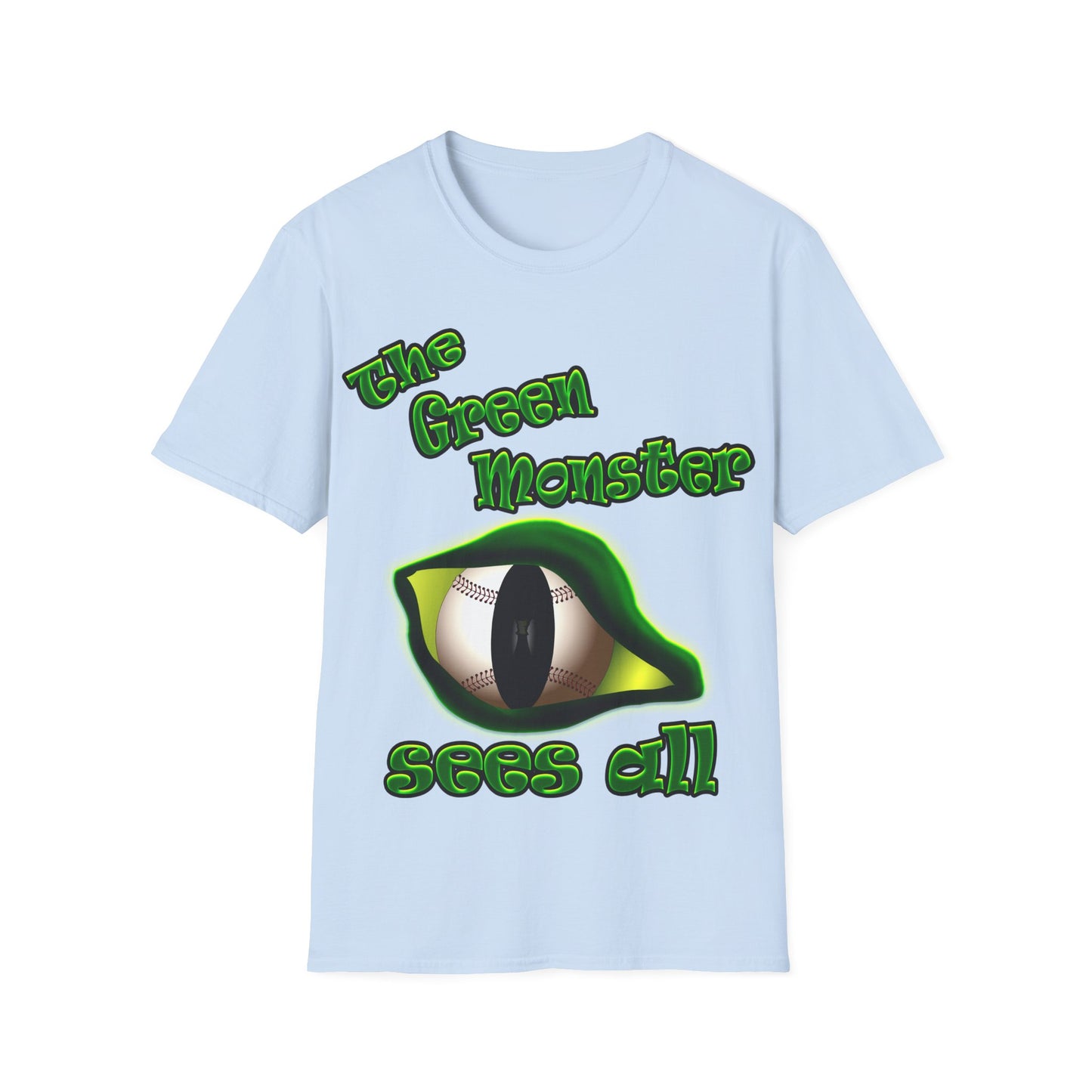 green monster - Unisex Softstyle T-Shirt