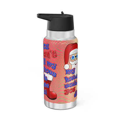 santa's shoes - Gator Tumbler, 32oz  (yellow-orange wave)