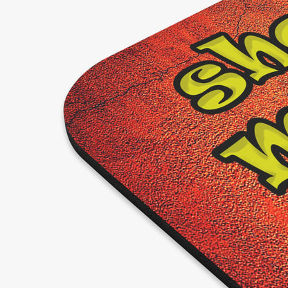 shoot the moon again - Mouse Pad (Rectangle) (burnt orange)
