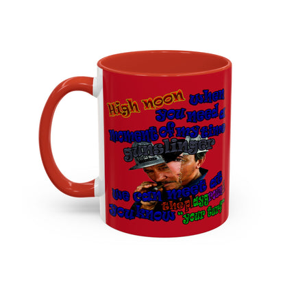 high noon - Accent Mug (dark red)