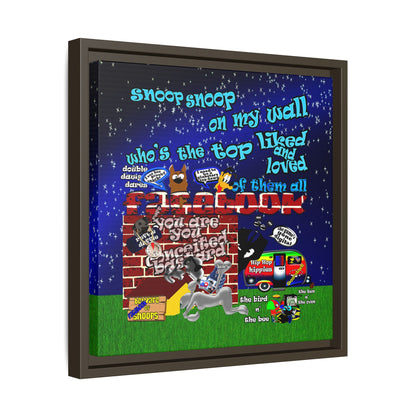 snoops - framed canvas art