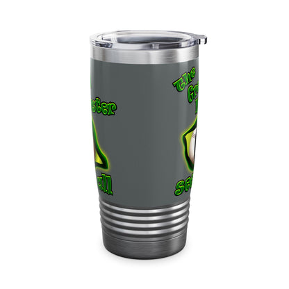 green monster - Ringneck Tumbler, 20oz (dark grey)