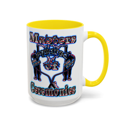 em cee squared - Accent Mug (white)