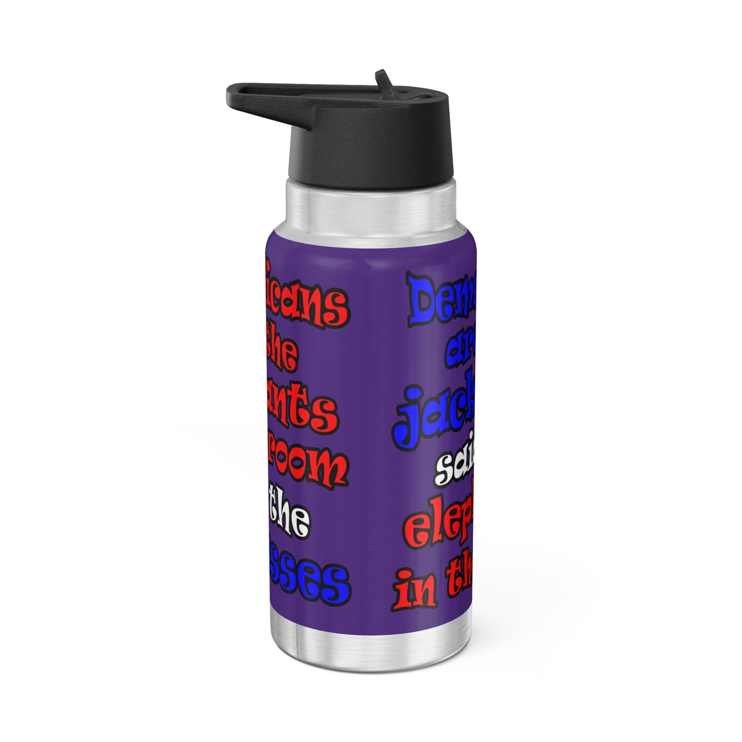 donkeys and elephants - Gator Tumbler, 32oz (purple)
