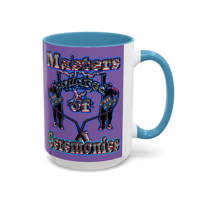 em cee squared - Accent Mug (light purple)