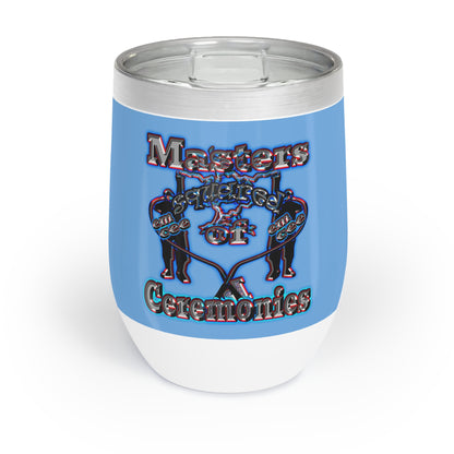 em cee squared - Chill Wine Tumbler (light blue)