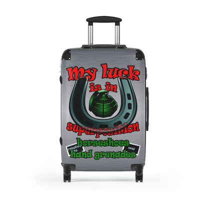 my luck - Suitcase (brushed nickel)