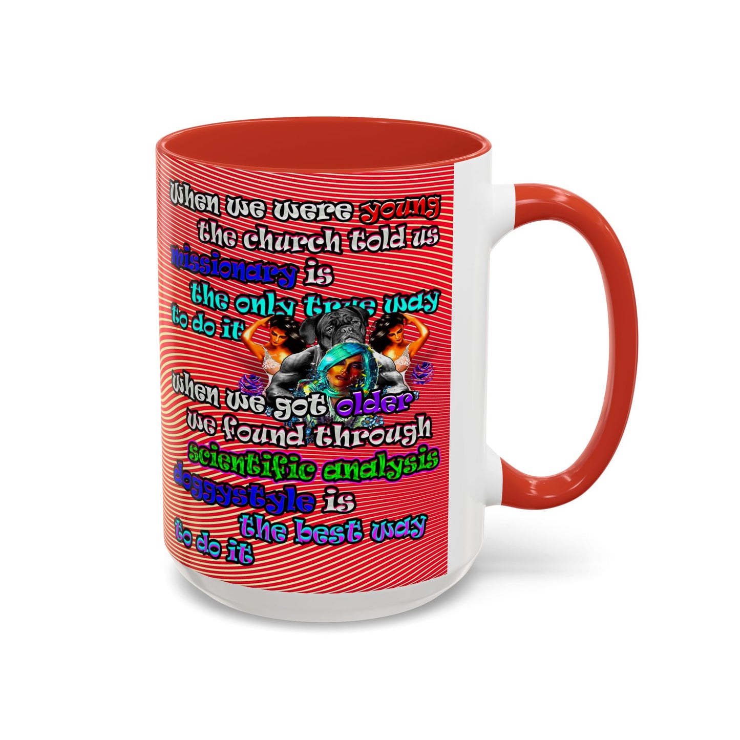 doggystyle - Accent Mug (yellow-orange wave)