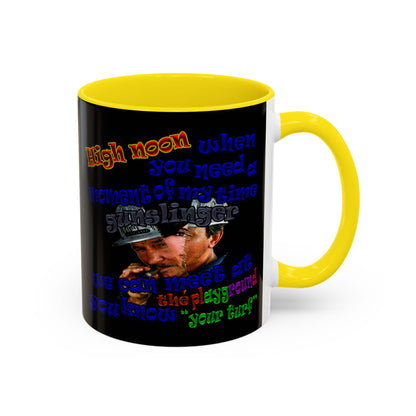 high noon - Accent Mug (black)