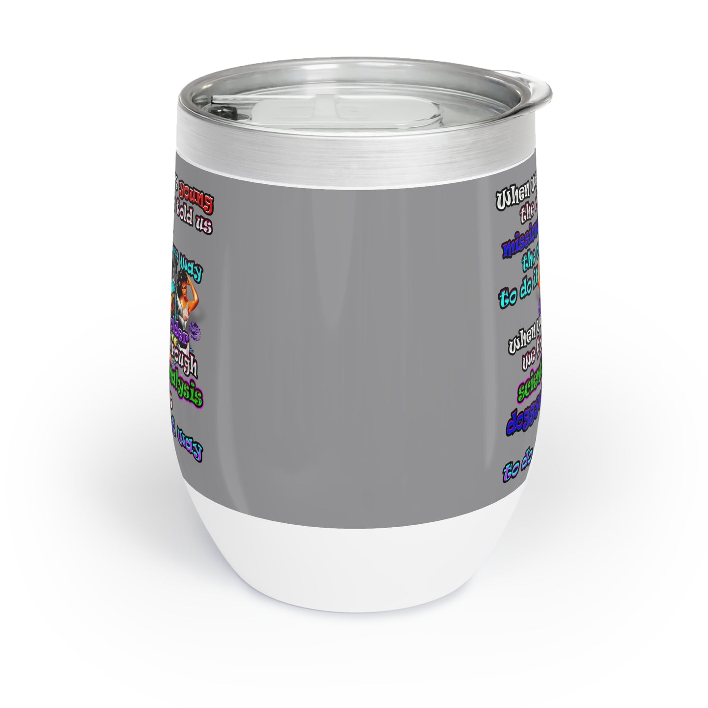 doggystyle - Chill Wine Tumbler (grey)