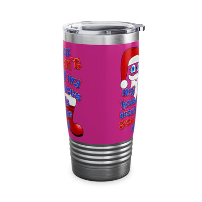 santa's shoes - Ringneck Tumbler, 20oz (pink)