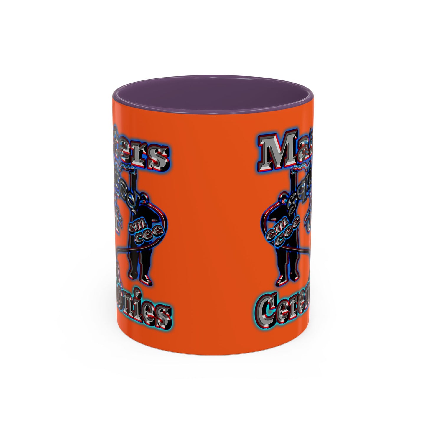 em cee squared - Accent Mug (orange)