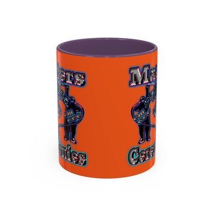 em cee squared - Accent Mug (orange)