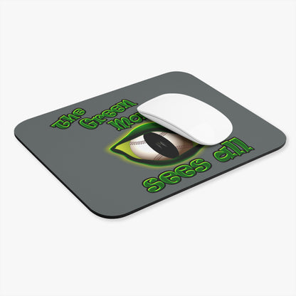 green monster - Mouse Pad (Rectangle) (dark grey)