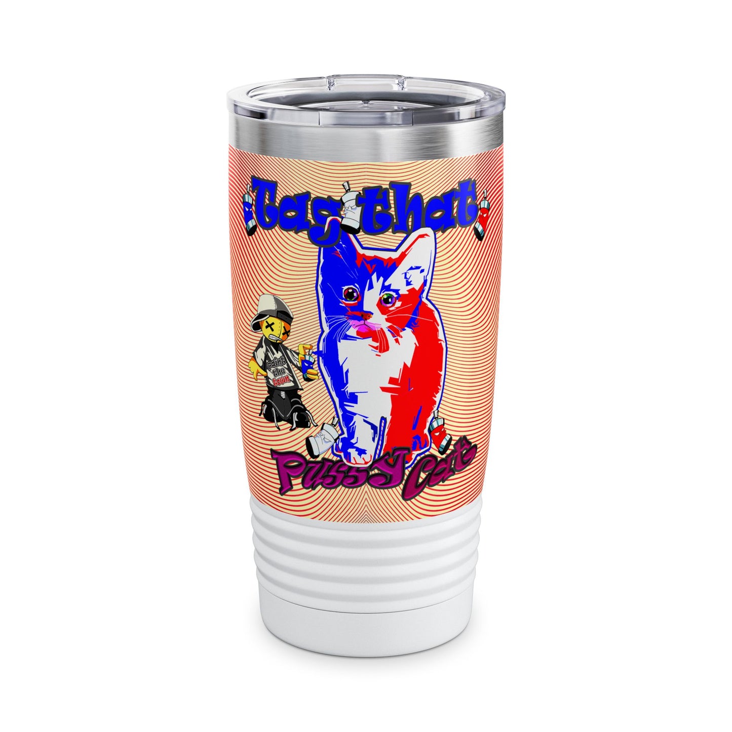 tag that - Ringneck Tumbler, 20oz (yellow-orange wave)