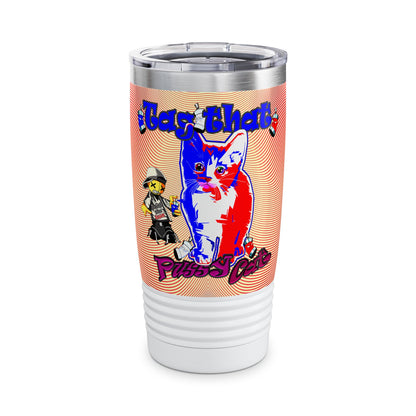 tag that - Ringneck Tumbler, 20oz (yellow-orange wave)