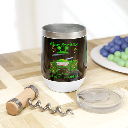 disc jockey - Chill Wine Tumbler (black)