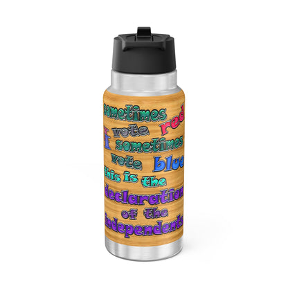 declaration of the independents - Gator Tumbler, 32oz  (butterscotch wood finish)