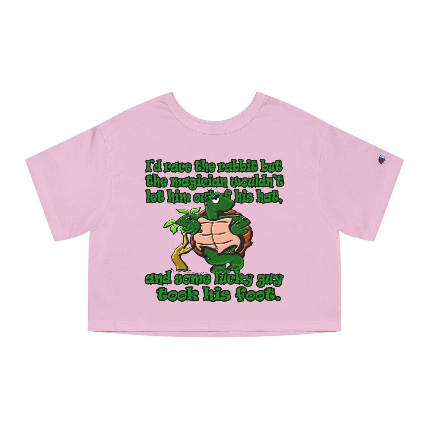 turtle race - Champion Women's Heritage Cropped T-Shirt