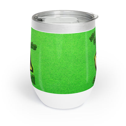 green monster - Chill Wine Tumbler (green turf)