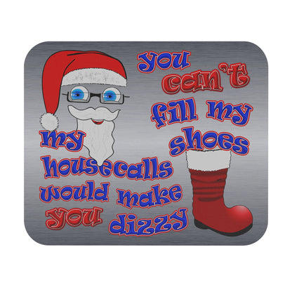 santa's shoes - Mouse Pad (Rectangle) (brushed nickel)
