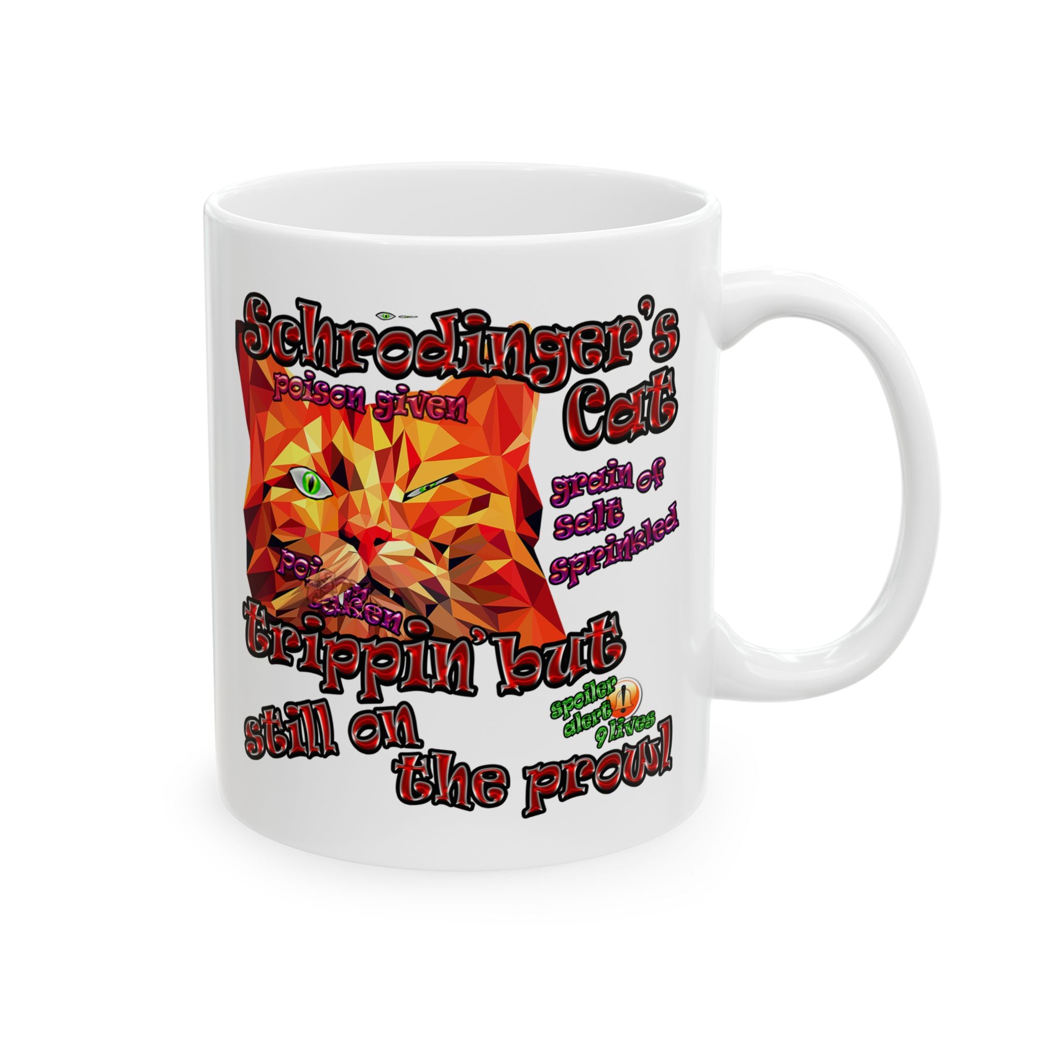 schrodinger's cat - White Mug (white)